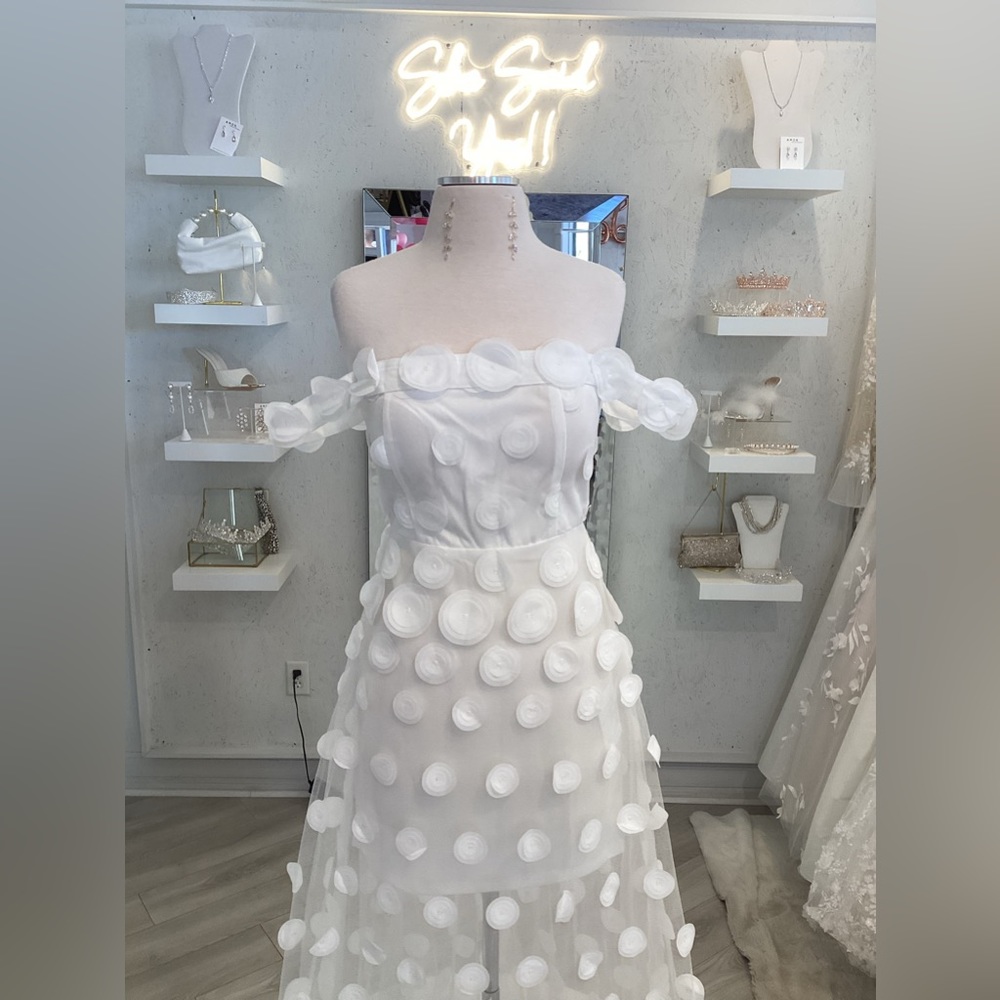 Off the Shoulder Wedding Dress